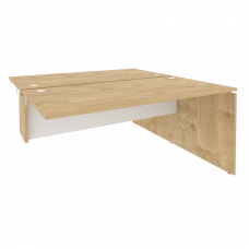 Onix Стол-приставка двойной к опорным элементам O.D.SPR-4.8 Тиквуд Светлый/Белый Бриллиант 1580*1635