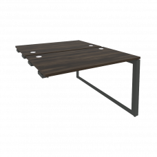 Onix Стол-приставка двойной на О-образном м/к к опорым элем. O.MO-D.SPR-2.7 Дуб Мали/Металл Антрацит