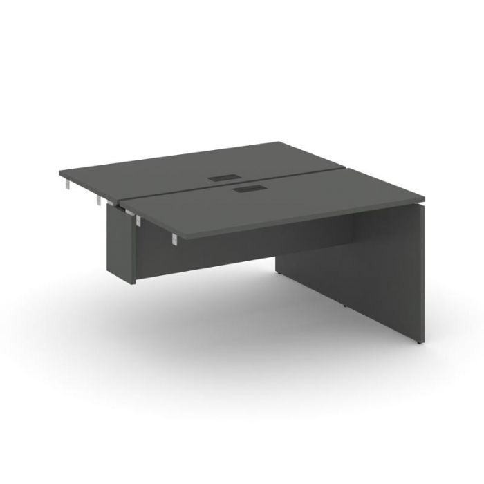 Стайл Проджект Стол-приставка к опор. элем. SN-D.DPRS-014 Антрацит/Черная Заглушка 1580*1432*750