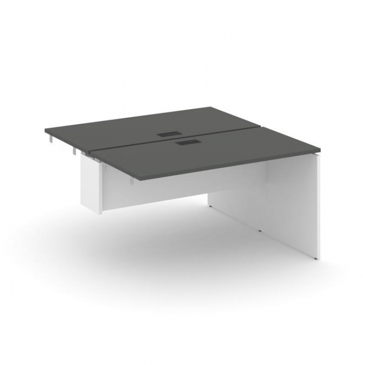 Style Project Стол-приставка к опор. элем. SN-D.DPRS-003 Антрацит/Белый/Черная Заглушка 1380*1232*75