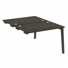 Onix Wood Стол-приставка двойной OW.D.SPR-2.8 Дуб Мали/Дуб Темный/Металл Антрацит 1180*1635*750