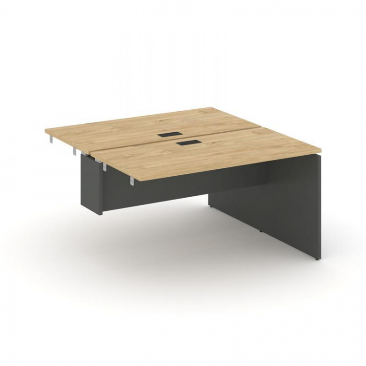 Style Project Стол-приставка к опор. элем. SN-D.DPRS-004 Тиквуд Светлый/Антрацит/Черная Заглушка 158