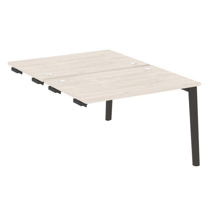 Onix Wood Стол-приставка двойной OW.D.SPR-2.8 Денвер Светлый/Дуб Темный/Металл Антрацит 1180*1635*75