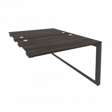 Onix Стол-приставка двойной на О-образном м/к к опорым элем. O.MO-D.SPR-2.8 Дуб Мали/Металл Антрацит