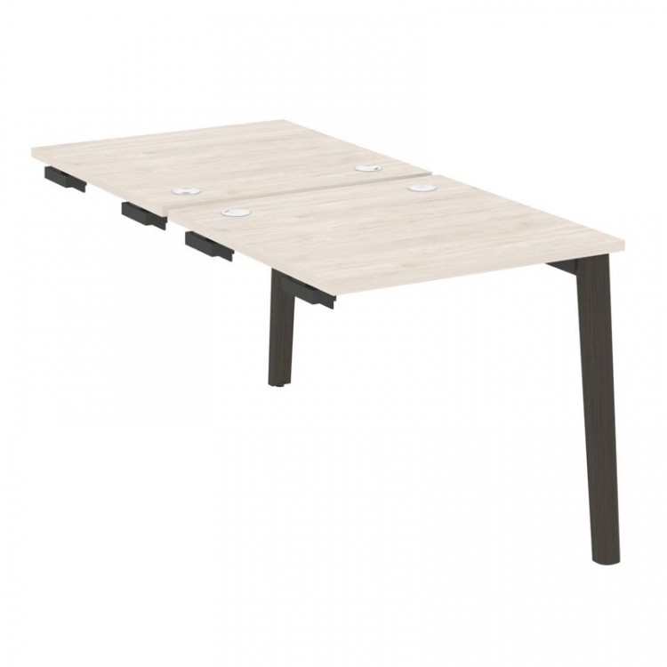 Onix Wood Стол-приставка двойной OW.D.SPR-0.8 Денвер Светлый/Дуб Темный/Металл Антрацит 780*1635*750