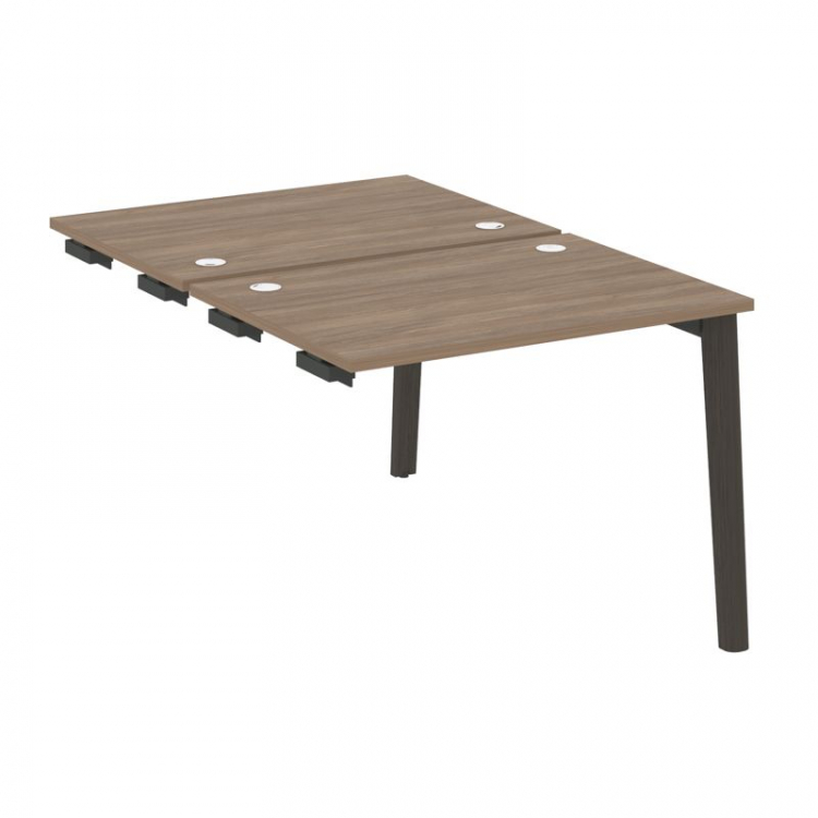 Onix Wood Стол-приставка двойной OW.D.SPR-1.7 Дуб Аризона/Дуб Темный/Металл Антрацит 980*1475*750