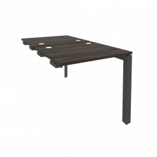 Onix Стол-приставка двойной на П-образном м/к к опорным элем. O.MP-D.SPR-0.7 Дуб Мали/Металл Антраци