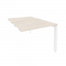 Onix Стол-приставка двойной на П-образном м/к к опорным элем. O.MP-D.SPR-1.7 Денвер Светлый/Металл Б