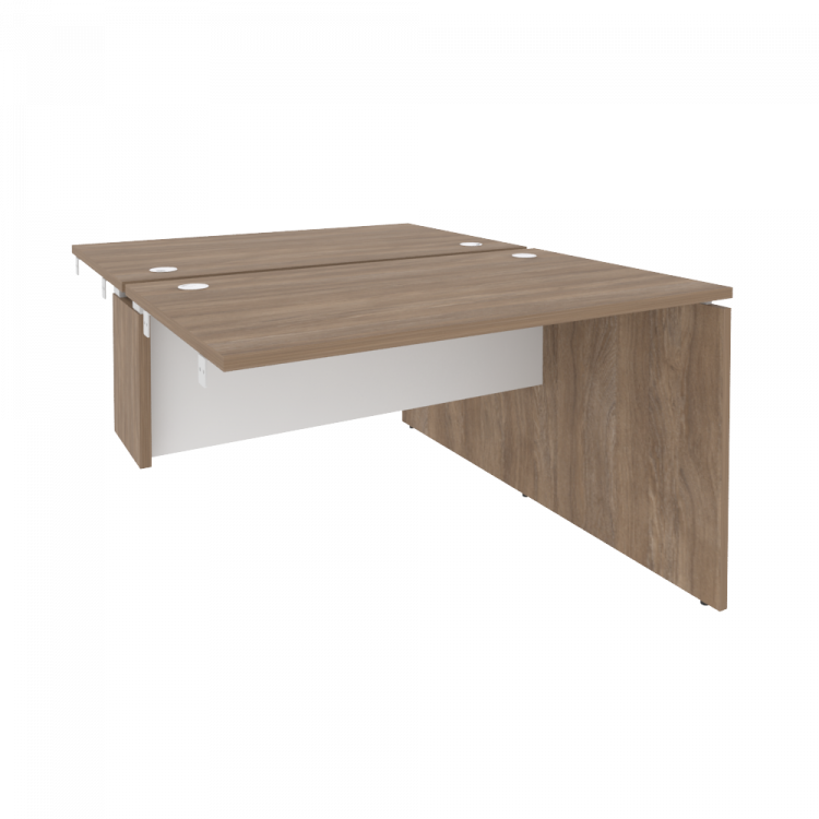 Onix Стол-приставка двойной к опорным элементам O.D.SPR-2.7 Дуб Аризона/Белый Бриллиант 1180*1475*75