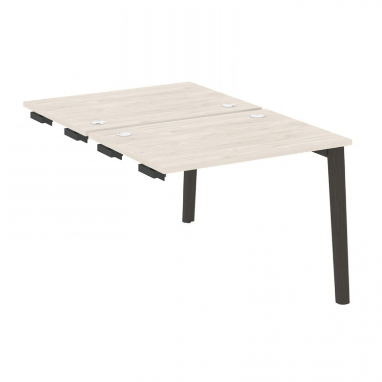 Onix Wood Стол-приставка двойной OW.D.SPR-1.7 Денвер Светлый/Дуб Темный/Металл Антрацит 980*1475*750