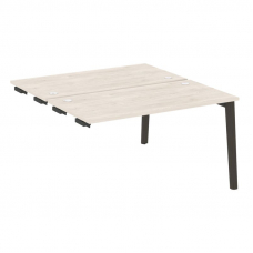 Onix Wood Стол-приставка двойной OW.D.SPR-3.7 Денвер Светлый/Дуб Темный/Металл Антрацит 1380*1475*75