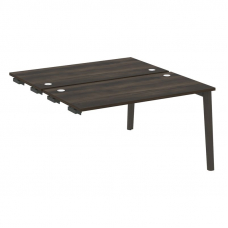 Onix Wood Стол-приставка двойной OW.D.SPR-3.7 Дуб Мали/Дуб Темный/Металл Антрацит 1380*1475*750