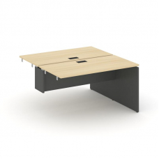 Стайл Проджект Стол-приставка к опор. элем. SN-D.DPRS-014 Акация Лорка/Антрацит NEW/Черная Заглушка