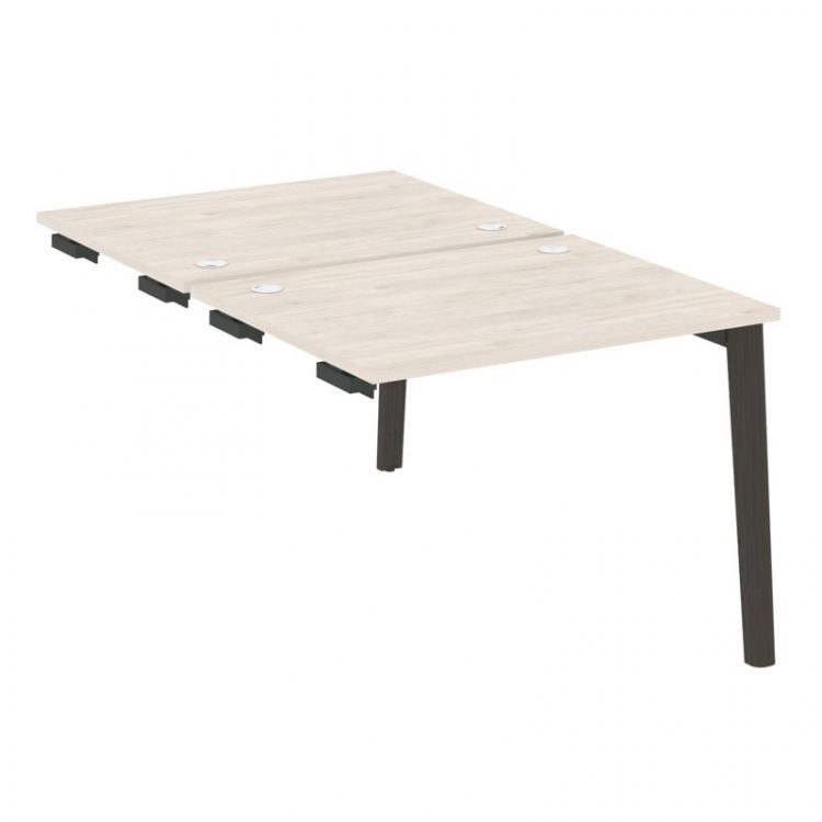 Onix Wood Стол-приставка двойной OW.D.SPR-1.8 Денвер Светлый/Дуб Темный/Металл Антрацит 980*1635*750