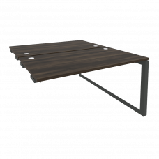 Onix Стол-приставка двойной на О-образном м/к к опорым элем. O.MO-D.SPR-3.8 Дуб Мали/Металл Антрацит