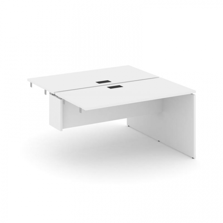 Style Project Стол-приставка к опор. элем. SN-D.DPRS-024 Белый/Черная Заглушка 1580*1632*750