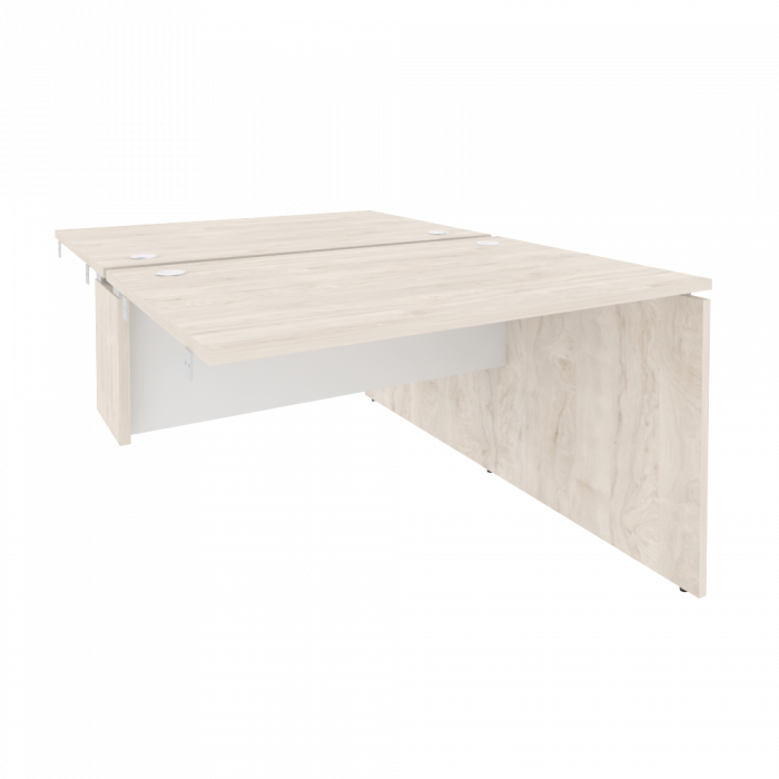 Onix Стол-приставка двойной к опорным элементам O.D.SPR-2.8 Денвер Светлый/Белый Бриллиант 1180*1635