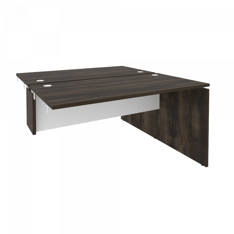 Onix Стол-приставка двойной к опорным элементам O.D.SPR-3.7 Дуб Мали/Белый Бриллиант 1380*1475*750