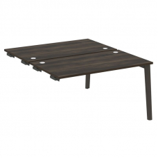 Onix Wood Стол-приставка двойной OW.D.SPR-3.8 Дуб Мали/Дуб Темный/Металл Антрацит 1380*1635*750