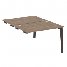 Onix Wood Стол-приставка двойной OW.D.SPR-2.8 Дуб Аризона/Дуб Темный/Металл Антрацит 1180*1635*750