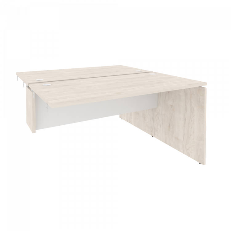 Onix Стол-приставка двойной к опорным элементам O.D.SPR-3.7 Денвер Светлый/Белый Бриллиант 1380*1475