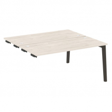 Onix Wood Стол-приставка двойной OW.D.SPR-4.7 Денвер Светлый/Дуб Темный/Металл Антрацит 1580*1475*75