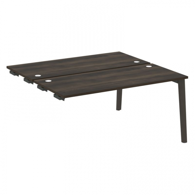 Onix Wood Стол-приставка двойной OW.D.SPR-4.7 Дуб Мали/Дуб Темный/Металл Антрацит 1580*1475*750