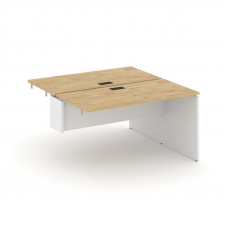 Style Project Стол-приставка к опор. элем. SN-D.DPRS-021 Тиквуд Светлый/Белый/Черная Заглушка 980*16