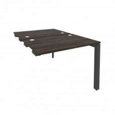 Onix Стол-приставка двойной на П-образном м/к к опорным элем. O.MP-D.SPR-1.7 Дуб Мали/Металл Антраци
