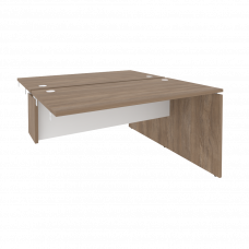 Onix Стол-приставка двойной к опорным элементам O.D.SPR-3.7 Дуб Аризона/Белый Бриллиант 1380*1475*75