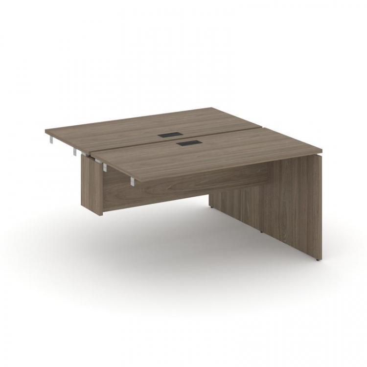 Style Project Стол-приставка к опор. элем. SN-D.DPRS-003 Вяз Благородный/Черная Заглушка 1380*1232*7