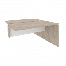 Onix Стол-приставка двойной к опорным элементам O.D.SPR-3.7 Дуб Аттик/Белый Бриллиант 1380*1475*750