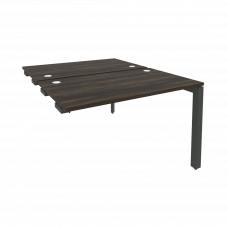 Onix Стол-приставка двойной на П-образном м/к к опорным элем. O.MP-D.SPR-2.7 Дуб Мали/Металл Антраци