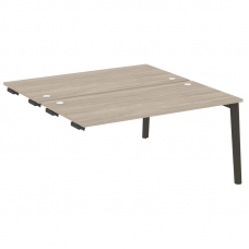 Onix Wood Стол-приставка двойной OW.D.SPR-4.8 Дуб Аттик/Дуб Темный/Металл Антрацит 1580*1635*750