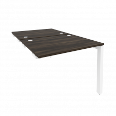 Onix Стол-приставка двойной на П-образном м/к к опорным элем. O.MP-D.SPR-1.8 Дуб Мали/Металл Белый 9