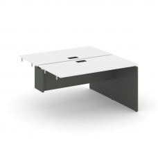 Style Project Стол-приставка к опор. элем. SN-D.DPRS-022 Белый/Антрацит/Черная Заглушка 1180*1632*75