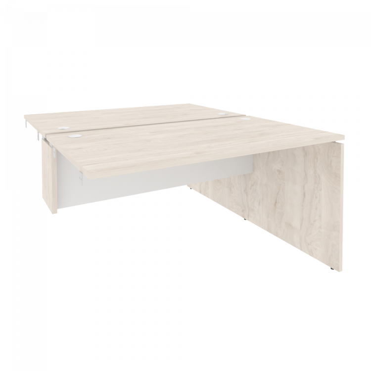 Onix Стол-приставка двойной к опорным элементам O.D.SPR-3.8 Денвер Светлый/Белый Бриллиант 1380*1635