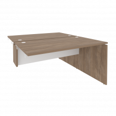 Onix Стол-приставка двойной к опорным элементам O.D.SPR-3.8 Дуб Аризона/Белый Бриллиант 1380*1635*75