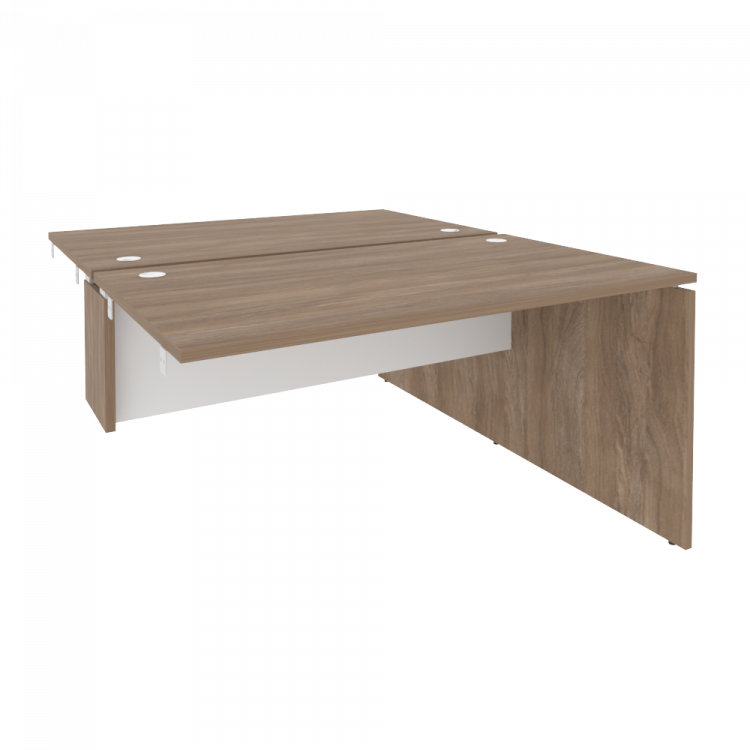 Onix Стол-приставка двойной к опорным элементам O.D.SPR-3.8 Дуб Аризона/Белый Бриллиант 1380*1635*75