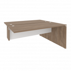 Onix Стол-приставка двойной к опорным элементам O.D.SPR-4.7 Дуб Аризона/Белый Бриллиант 1580*1475*75