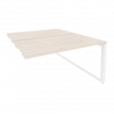 Onix Стол-приставка двойной на О-образном м/к к опорым элем. O.MO-D.SPR-3.8 Денвер Светлый/Металл Бе