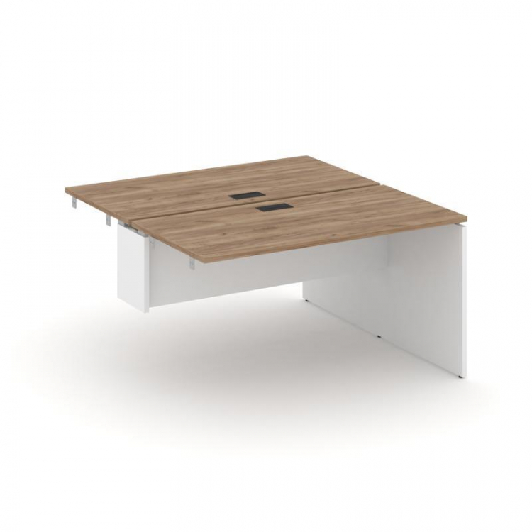 Style Project Стол-приставка к опор. элем. SN-D.DPRS-001 Дуб Табак/Белый/Черная Заглушка 980*1232*75