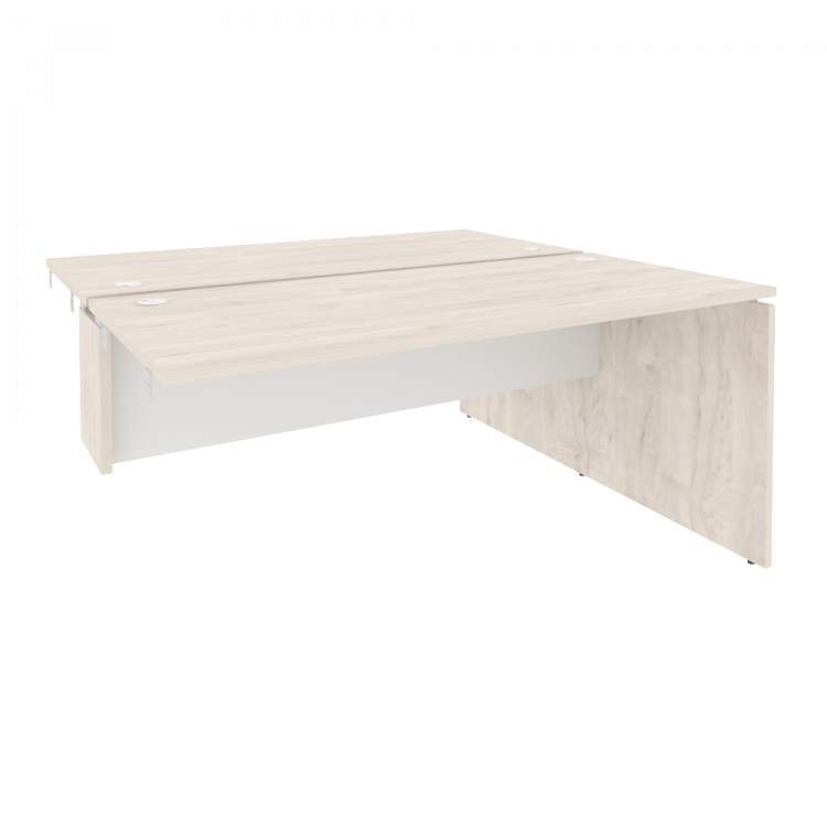 Onix Стол-приставка двойной к опорным элементам O.D.SPR-4.7 Денвер Светлый/Белый Бриллиант 1580*1475