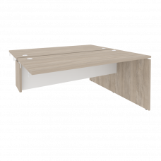 Onix Стол-приставка двойной к опорным элементам O.D.SPR-4.7 Дуб Аттик/Белый Бриллиант 1580*1475*750