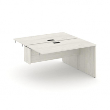 Style Project Стол-приставка к опор. элем. SN-D.DPRS-003 Дуб Наварра/Черная Заглушка 1380*1232*750