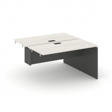 Style Project Стол-приставка к опор. элем. SN-D.DPRS-022 Дуб Наварра/Антрацит/Черная Заглушка 1180*1