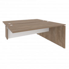 Onix Стол-приставка двойной к опорным элементам O.D.SPR-4.8 Дуб Аризона/Белый Бриллиант 1580*1635*75