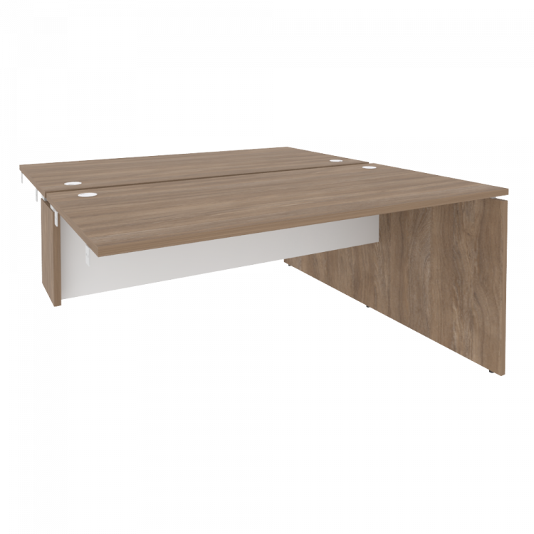 Onix Стол-приставка двойной к опорным элементам O.D.SPR-4.8 Дуб Аризона/Белый Бриллиант 1580*1635*75