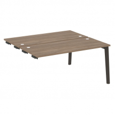 Onix Wood Стол-приставка двойной OW.D.SPR-4.7 Дуб Аризона/Дуб Темный/Металл Антрацит 1580*1475*750