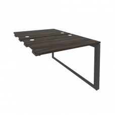 Onix Стол-приставка двойной на О-образном м/к к опорым элем. O.MO-D.SPR-1.7 Дуб Мали/Металл Антрацит